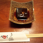 飯場　ぺこり - つきだし/胡麻豆腐✩