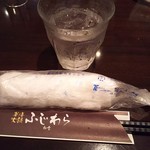 ふじわら - お冷や&おしぼり