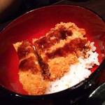 ふじわら - 坦々刀削麺ソースカツ丼サラダセットのソースカツ丼