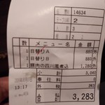 ふじわら - ごちそうさまでした