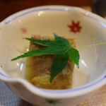 舟勝 - 焼き茄子の寒天寄せ