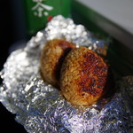 舟勝 - 焼きオニギリは翌朝の車中で