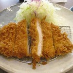 Tonkatsu Inaba Wakou - ロースかつランチ（アップ）