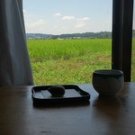 聴風庵 - 夏の田んぼを臨んで！