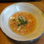 蕎麦ひら井 - 冬瓜の蟹あんかけ：箸が止まらない　