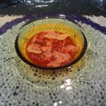 SALONE 2007 - パスタ２・パッサテッリ ビーツのソース オレンジ風味（2016.7）