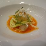 SALONE 2007 - 冷前菜・ウニ・赤海老・ズッキーニ（2016.7）