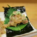 かねます - 16/8月 縞鯵のなめろう