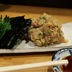 かねます - 16/8月 縞鯵のなめろう