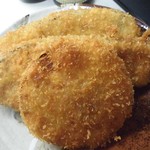 松原きっちん - 玉ねぎフライとなすびフライ