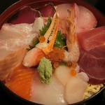 HARERUYA - 海鮮丼アップです。