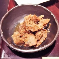 焼肉 天 がむしゃら - ランチ：がむしゃら特製ビビン麵に付く牛肉