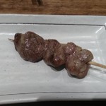 炭火やき 鶏煌 - ハツ。適度な歯ごたえが良い。