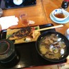 やまがや - 料理写真:温泉卵を食べてしまってからの写真。冬は茶碗蒸しらしい。貝汁たーっぷり