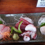 ほほほの北海道 - お刺身アップ