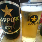 居酒屋 蔵 - 大瓶ビール（サッポロ） 税別430円