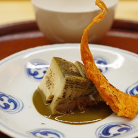 松川 - 蒸し鮑の焼きもの