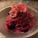 ペルラヴィータ 十号坂 - アメリカンチェリーのパスタ