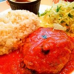 ボイドコーヒー - トマトハンバーグ