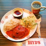 ボイドコーヒー - トマトハンバーグ（プレートランチ）