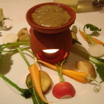 ポルチェリーノ - 採れたて野菜のパーニャカウダ