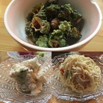 Iwamura - にし貝
                        ポテサラ&素麺サラダ