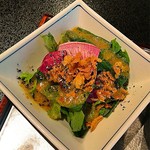 日本料理　　銀扇 - 2016　鯛めし御膳天ぷらのサラダ