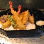 日本料理　　銀扇 - 2016　鯛めし御膳天ぷらの天ぷら