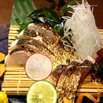 Shinano snow trout sashimi