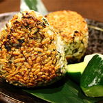 Grilled Nozawana rice Onigiri