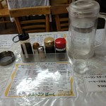 レストランばーく - 201608 ばーく  初期セッティング