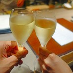 エノテカ パージナ - 泡でかんぱ～い♪