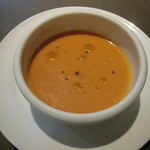 フレンチレストラン にき亭 - 季節野菜の冷製クリームスープ