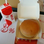 マクドナルド - フィレオフィッシュとミルク