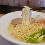 ラーメン 霽レ空 - 淡彩しお麺（並760円）