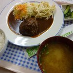 ポラリス - ハンバーグ定食（５８０円）