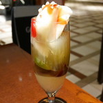 ig cafe - おかやま白桃パフェdays2016