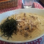 まとい亭 - パスタランチ1,150円あさりソースとしめじ