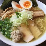 麺屋 くまがい - 特製鶏塩そば。特製です「特濃」ではありません。