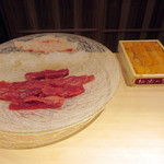 富小路 やま岸 - 鮨のネタ見せてくれました