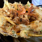 本格手打 もり家 - 2016/7_巨大なかき揚げ