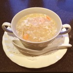 ロドス - 蟹の身入りフカヒレのスープ☆  美味しすぎて、思わず唸り声がでます。