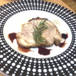 アグロカフェ - 2016.8 肉チョイス　イベリコ豚のベリーソース