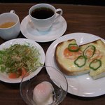 カフェ　華 - チーズセット　４５０円　（モーニング）