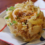 本格手打 もり家 - 瀬戸の地海老入りかき揚げ(小)