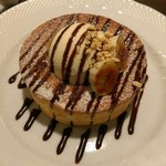 星乃珈琲店 - チョコバナナスフレパンケーキ