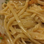 がふうあん - 雲丹とボッタルガの油そば(2016/8)