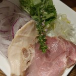 がふうあん - 雲丹とボッタルガの油そば(2016/8)