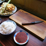 まな板でセルフカット喰い