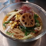 ボニートスープヌードルライク - 味噌の冷やしらぁめん「みそのかつお」(2016年08月限定)